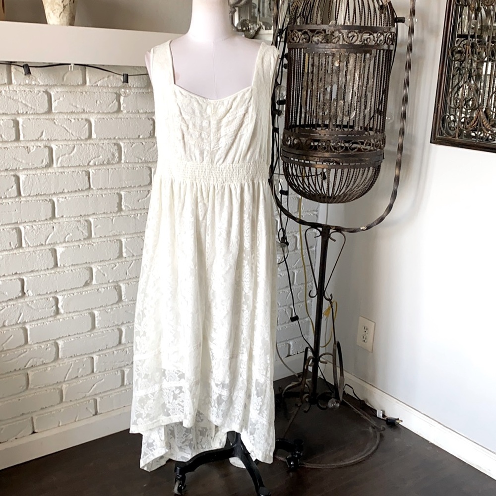 TORRID LACE HIGH LOW SLEEVELESS DRESS 2 X EXCELLENT